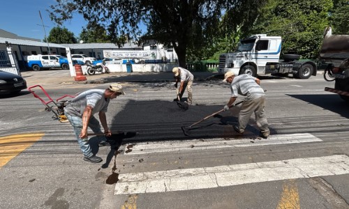 Nova etapa da Operação Tapa-Buracos contempla os bairros de Barra do Piraí 
